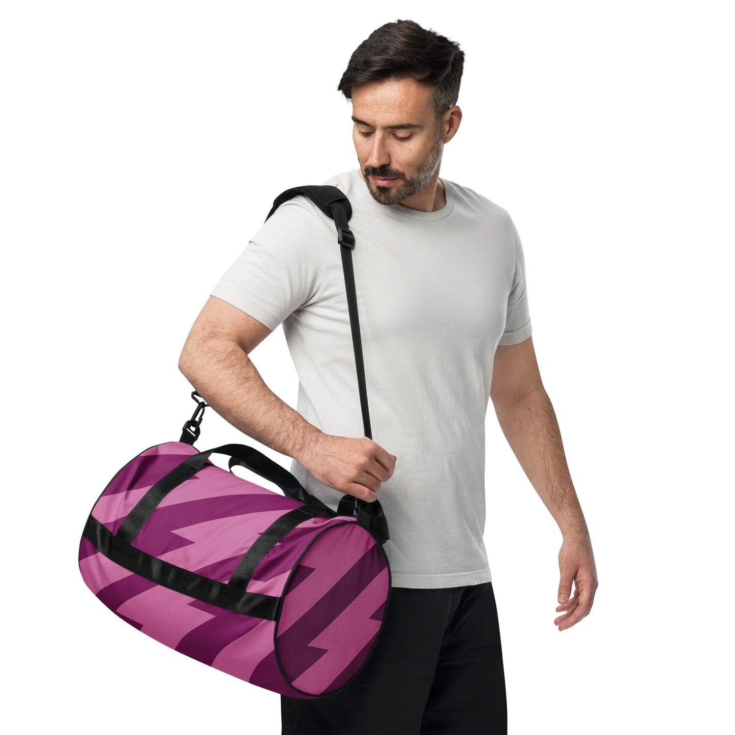 Flashight Purple Gym Bag - Getgoalrilla #